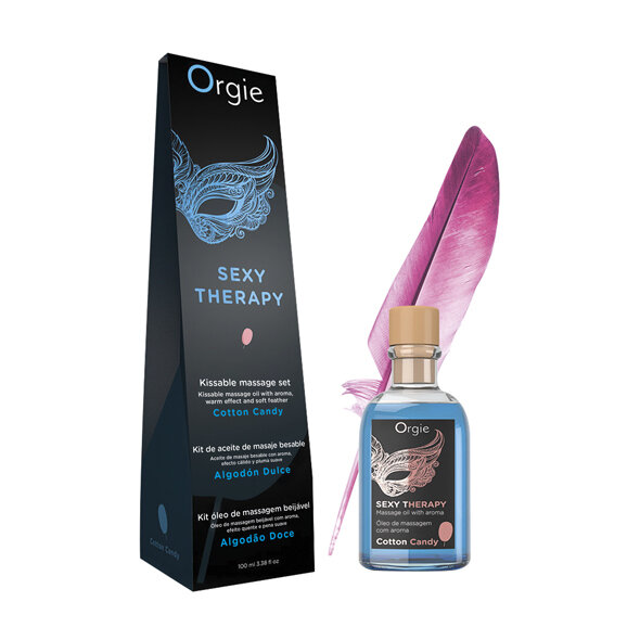 Orgie massage oil kissable for oral sex cotton candy flavor 100 ml