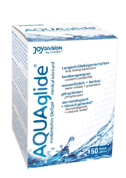 Joydivision Aquaglide Neutral - Waterbased Anal Lubricant - Single Porions 50 packs &aacute; 3 ml
