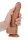 Curved Realistic Dildo with Balls and Suction Cup - 8" / 20,5 cm
