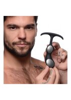 XR Brands Premium Silikon Prostata Plug mit Gewicht 100 Gramm S 3,3 cm
