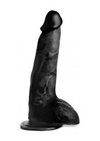 XR Brands Beefy Brad 9 Dildo with testicles black 23 cm