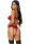 Forplay Just a Peek Lingerie Set red M