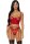 Forplay Peek Inside Lingerie Set red M