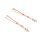 Rose Nipple Clamps Pinchers with Rhinestones