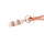 Rose Nipple Clamps Pinchers with Rhinestones