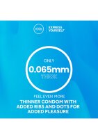 Ribbed and Dotted Retail Pack - 48 pcs