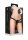 Shots Dual Vibrating 10 Stufen gerippter Strap-On Dildo Schwarz