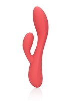 Loveline Glatter ultra softer Silikon Rabbit-Vibrator rosa