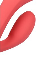 Loveline Glatter ultra softer Silikon Rabbit-Vibrator rosa