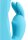 Loveline ribbed ultra soft silicone rabbit vibrator glacier blue
