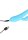 Loveline ribbed ultra soft silicone rabbit vibrator glacier blue