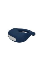 Loveline vibrating cock ring with tip blue