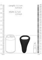 Loveline Vibrierender Penis Ring Lakritz-Schwarz