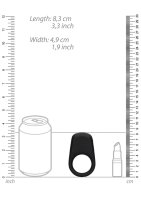 Loveline Vibrierender Penis Ring Lakritz schwarz