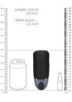 Loveline Vibrating Masturbator Sleeve Licorice Black