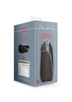 Loveline Vibrating Masturbator Sleeve Licorice Black