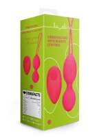 Loveline Vibro Ei mit Fernbedienung Erdbeerrot