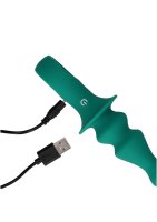 Loveline Analvibrator Pfauenfedergr&uuml;n