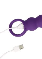 Loveline Tropfenf&ouml;rmiger Anal Vibrator Lila