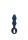 Loveline anal plug in drop shape blue 2,8 cm