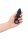 Loveline anal plug in drop shape blue 2,8 cm