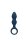 Loveline Analplug in Tropfenform blau 3,3 cm