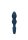 Loveline Analplug in Tropfenform blau 3,3 cm