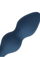 Loveline anal plug in drop shape blue 3.8 cm