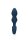 Loveline anal plug in drop shape blue 3.8 cm