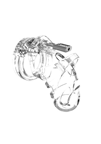 ManCage Modell 25 Keuschheitsk&auml;fig transparent 9 cm