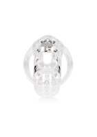 ManCage Modell 25 Keuschheitsk&auml;fig transparent 9 cm