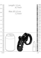 ManCage Modell 26 Keuschheitsk&auml;fig schwarz 11,5 cm
