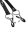 Shots labia spreader with clamps black