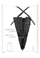 Shots Armfessel mit Schn&uuml;rung schwarz