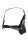Shots head harness with mouth guard and integrated ball gag in black