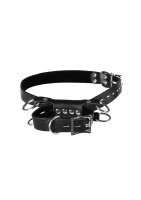 Shots thigh cuffs set black