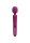 VIVE - Kiku - Rechargeable Double Ended Wand with Innovative G-Spot Flapping Stimulator - Pink