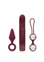 Loveline toy set for her - dark cherry