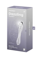 Satisfyer Dazzling Crystal 1 Glass Dildo Transparent