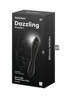 Satisfyer Dazzling Crystal 1 Glass Dildo Black
