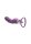 XR Brands Lickgasm vibrator with leak + suction function purple