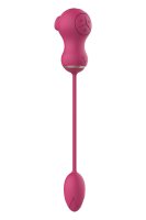 Essentials Flexible Dual Stimulator And Vibrating Egg Pink