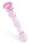 Glaze Glass Rosebud Beaded Dildo - 20 cm