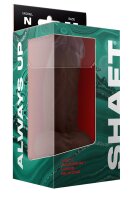 Shaft Model N 7,5 Inch Liquid Silicone Dong With Balls Mahogany 19 cm