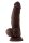 Shaft Model N 7,5 Inch Liquid Silicone Dong With Balls Mahogany 19 cm