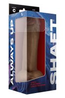 Shaft Model C 9,5 Inch Liquid Silicone Dong With Balls Oak 24,1 cm