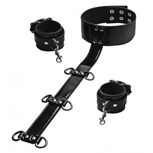 XR Brands Bound Around Neck to Wrist Restraints