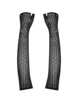 A772 Lace Gloves - Black