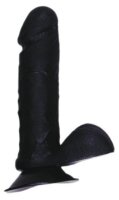 BP Dong With Balls - Black - 15 cm. (6 inch)