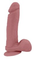 BP Dong With Balls - Flesh - 20 cm. (8 inch)